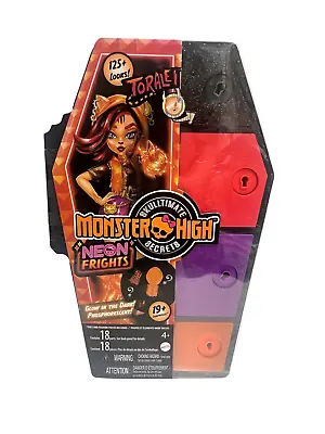 ​Monster High Skulltimate Secrets: Neon Frights Toralei Fashion Doll NEW IN HAND • $16.99
