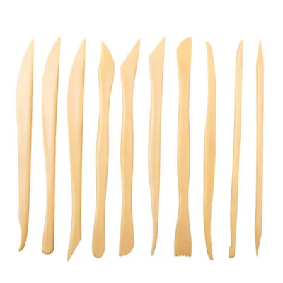 £3.95 • Buy 10Px/Set  Pottery Clay DIY Sculpting Polymer Modeling Carving Tools Craft K Fo
