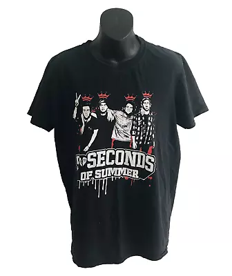 5 Seconds Of Summer 2016 SOS Tour Music Concert Black T-Shirt Adult M Medium • $29.99