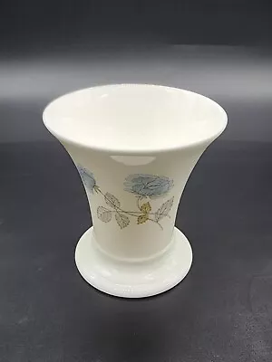 Wedgwood Ice Rose Vase Small Bone China Floral England • $12.95