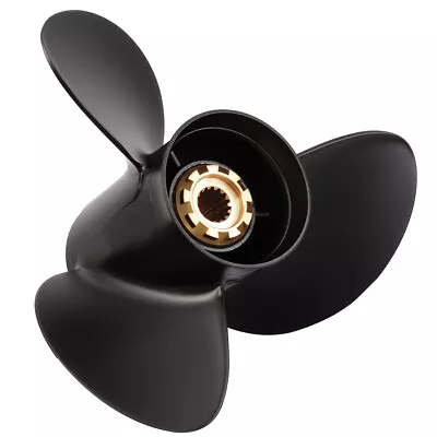 ALUMINUM PROPELLER FITS MERCURY 2 STROKE 15 SPLINE 90 40-150 HP 1978-2006 Dia 14 • $194.49