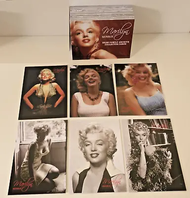 MARILYN MONROE SAM SHAW FAMILY ARCHIVE Breygent 2008 Complete Card Set (72) • $13