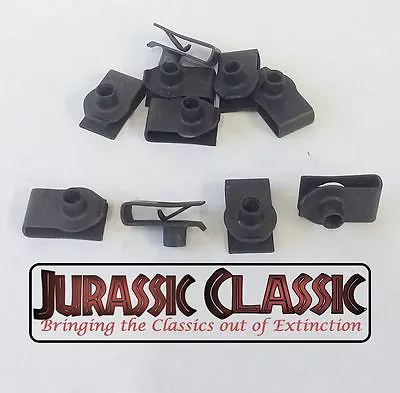 1946-1980 Ford 10pk #10-24 Extruded Fender U-Nuts Clips Hood Body Panel Glovebox • $16.93