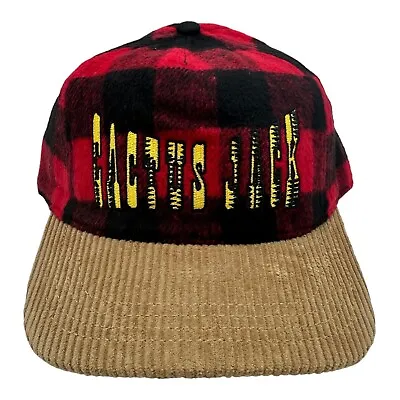 Cactus Jack ECW Plaid Snapback Hat Adult One Size NWT Mick Foley Mankind WWE • $19.99