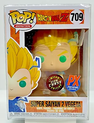 Super Saiyan 2 Vegeta Pop #709 PX Excl Glows Chase Limited Funko DragonBall Z 19 • $48.25