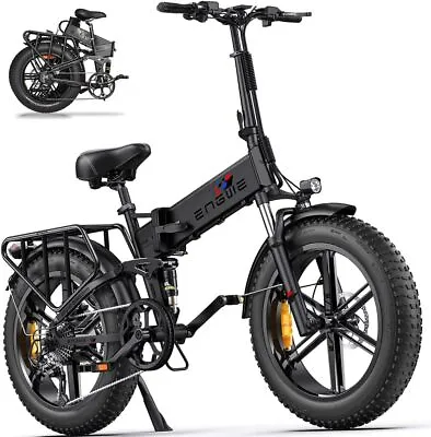 Ebike 20  750W 48V Electric Bike Mountain Bicycle FatTire 30mph 8Speed For Adult • $1329.99