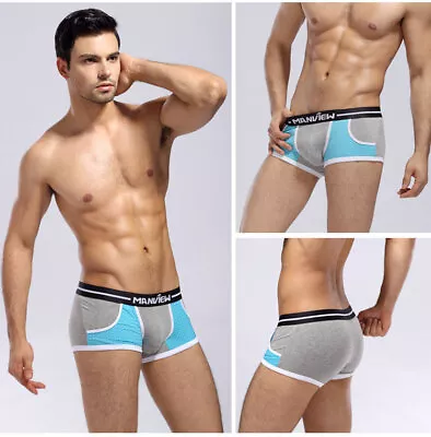 MANVIEW M28-1 Boxer Briefs Underwear Pouch Mesh Menswear Designer Underpants • £7.49