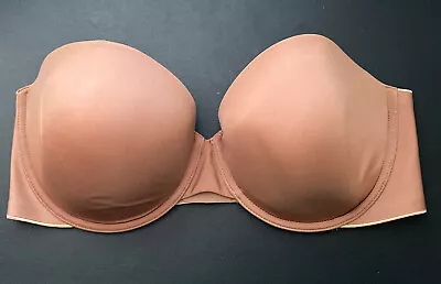 Victoria's Secret Lined Strapless Bra Size Sz 38D Cocoa Brown • $20