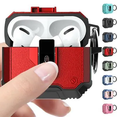 $10.55 • Buy For Apple AirPods 1st 2nd 3rd Gen Pro Shockproof Armor Hybrid Silicon Case Cover
