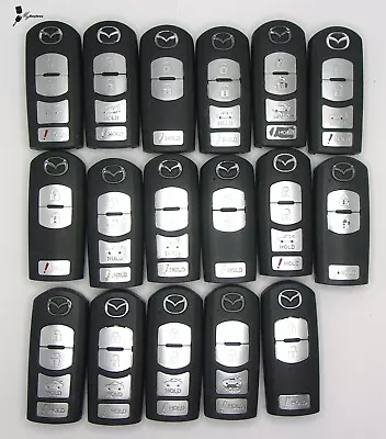 MIX Lot X 17 TESTED OEM Mazda Keyless Entry Smartkey Remote Used MIX WAZSKE13D01 • $424.99