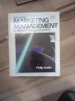 Marketing Management Fifth Edition By Philip Kotler • $30