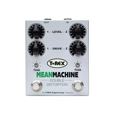 T-Rex Engineering Mean Machine Twin-Channel Distortion Guitar Effects Pedal • $251.10