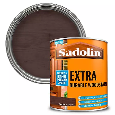 Sadolin Extra Durable Woodstain - All Colours - All Sizes 500mls/ 1L / 2.5L / 5L • £15.50