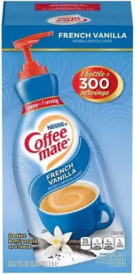 Coffee Mate Liquid French Vanilla Creamer Pump 1.5l • £72.99