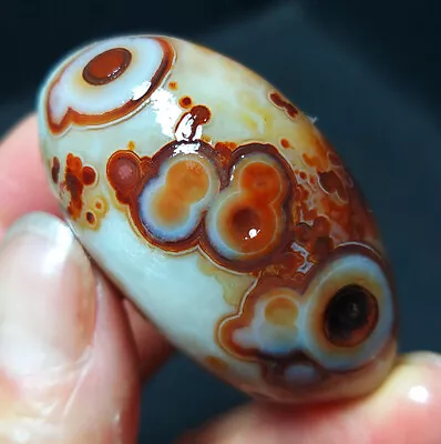 Rare 43.5G Natural Gobi Agate Eyes Agate /Stone Madagascar A3760 • $62.99