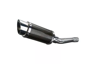 Honda CBR250R Delkevic Aftermarket Slip On 8  Carbon Round Muffler Exhaust 11-14 • $299.99