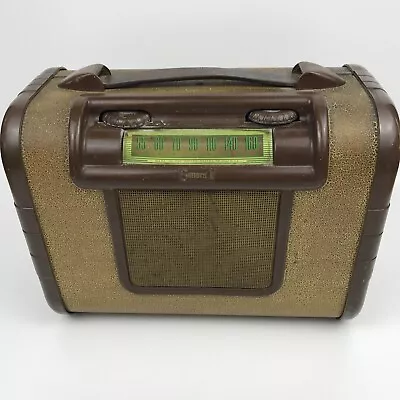 Sonora Phonographs WDU-233 Case Tube AM Portable Radio USA Vintage UNTESTED • $64.97