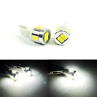 2x For 96-2010 BMW SAMSUNG 6 SMD LED 194 2825 168 License Plate Light White 10W • $14.99