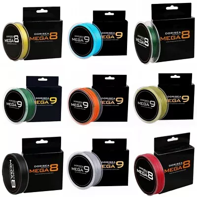 Dorisea Mega 8 Braided Fishing Line 300M 6LB-132LB Pro Line 8 Strand / 9 Strand • $23.65