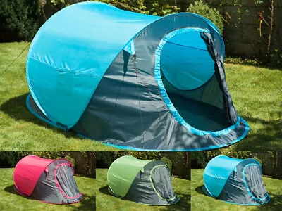 2 Man Berth Person Pop Up Tent Hiking Camping Festival Quick Instant Fast Pitch  • £123.95