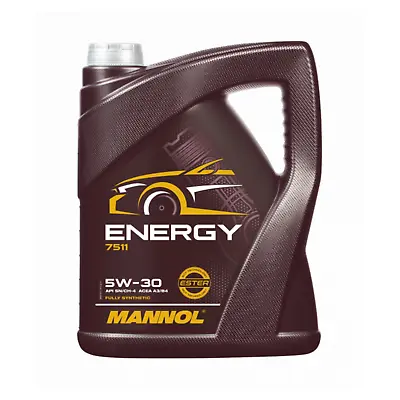 5L Mannol ENERGY 5w30 Fully Synthetic Engine Oil SN/CH-4 ACEA A3/B4 WSS-M2C913-B • £17.95