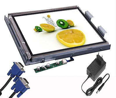 12  TFT MONITOR = OPEN FRAME = DISPLAY 12V VGA For CNC Etc VIDEO SIGN ADVERTISING • $42.42