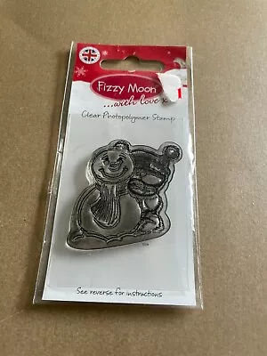 £1.50 • Buy Fizzy Moon With Love Clear Snowman Photopolymer Stamp.