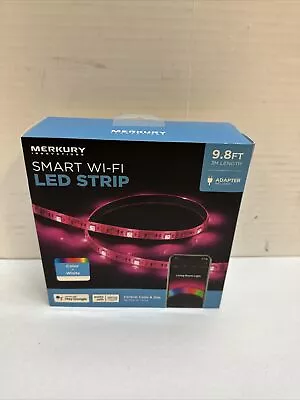 Merkury Innovations Smart Wi-Fi LED Color Changing Light Strip 9.8ft  • $12.99