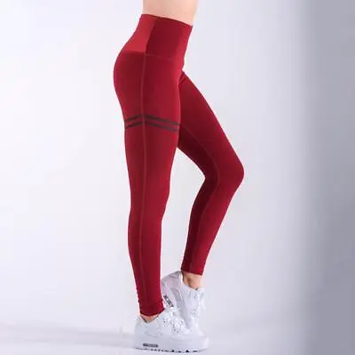 $14.29 • Buy Women High Wasit Jogging Yoga Fitness Leggings Sports Pants Stretch Trousers B