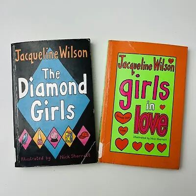 £6.78 • Buy 2 X Jacqueline Wilson Teen YA Novels: Girls In Love + The Diamond Girls