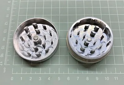 Herb Grinder 50mm (  Aluminium With Magnet ) 2 Part • £10