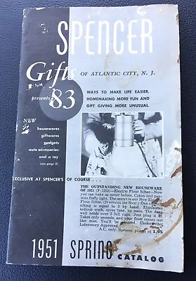 Vintage Spring 1951 Spencer Gifts Catalogue Over 15 Pages • $25