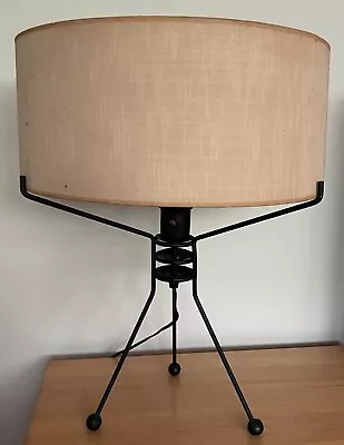 Rare Vintage Ferris Shacknove Iron Metal Tripod Lamp Mid Century Modern Atomic • $1275