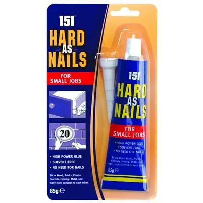 Hard As Nails For Small Jobs Grab Adhesive Glue Wood Metal Plastic Brick 85g • £2.45