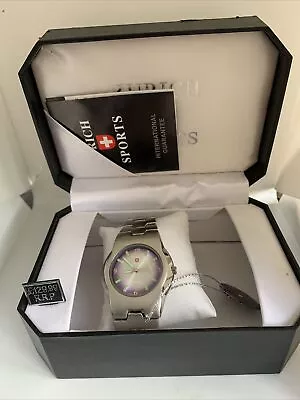 Zurich Sports Quartz Wristwatch With Labels & Box • £35