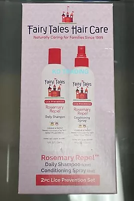 2-Pk~ Fairy Tales Hair Care ROSEMARY LICE PREVENTION Shampoo + Condition Spray • $33.95