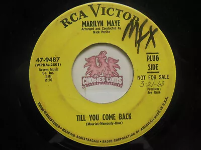 Promo! Marilyn Maye – Till You Come Back / Never Tell Me 45 RPM VG (9G) • $9.95