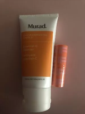 MURAD Essential-C Cleanser  2 Oz & Beauty For Certain Deluxe Lipstick #17 • $12.98