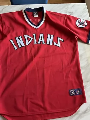 Rick Manning 1976 Cleveland Indians Cooperstown  Men’s Vintage Throwback  Jersey • $92