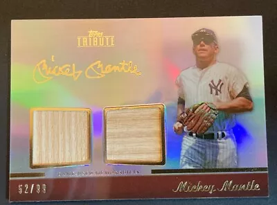 2011 Topps Tribute Dual Relic #d /99 Mickey Mantle #TDR-MM HOF NY Yankees • $199.99