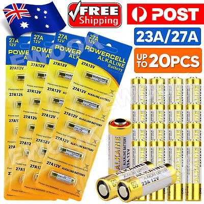 23A 21/23 A23 23A 23GA 12V Alkaline Battery For Garage Car Remote Alarm 27A MN27 • $4.45