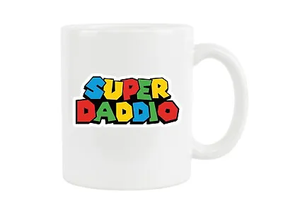 Super Daddio Gamer Dad #1 Coffee Ceramic Tea Mug 11 Oz Fathers Day Gift • $18.39