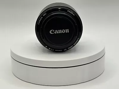 Canon EF 50mm F/1.8 II Lens With Original Box & Manual Like New • $128.91