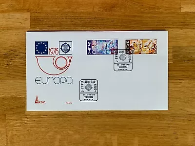 Malta 1976 Fdc Europa Cept Lace Making Stone Carving • $2.49