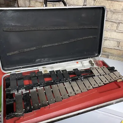 Vintage MUSSER-KITCHING (Ludwig Drum Co.) 29 Note* Student XYLOPHONE With Case • $129.99
