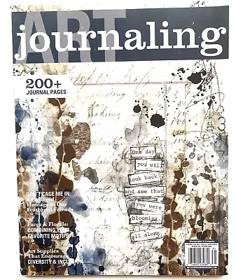 ART JOURNALING 200+ Journal Pages ONE DAY YOU WILL LOOK BACK Faces & Florals • $8.99