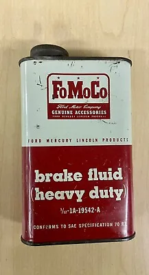 Vintage Ford FoMoCo Heavy Duty Brake Fluid Full • $75