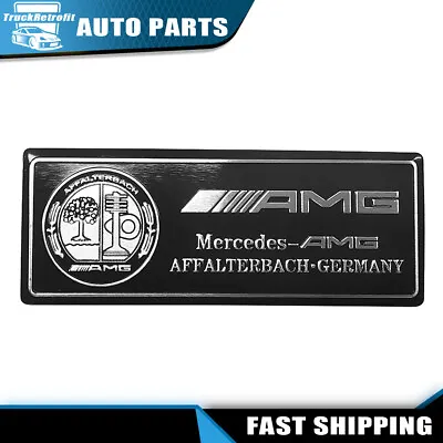 3D Aluminum Badge For AMG Special Edition Affalterbach Interior Emblem Black • $10.89