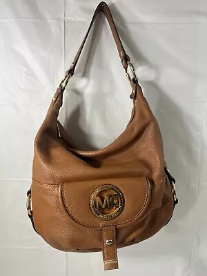 Michael Kors Pebbled Leather Hobo Bag Fulton • $50.15