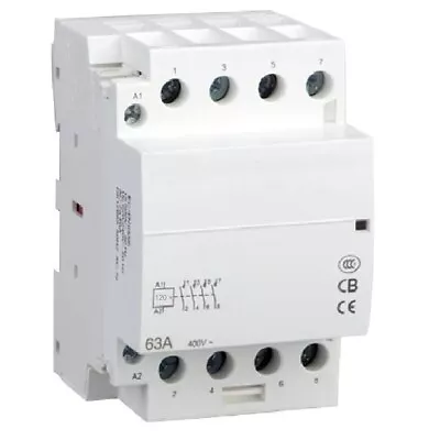 ABB Replacement A16-04-00-84 120V Coil 4 Pole NC Closed Contactor 30a 40a DIN • $78